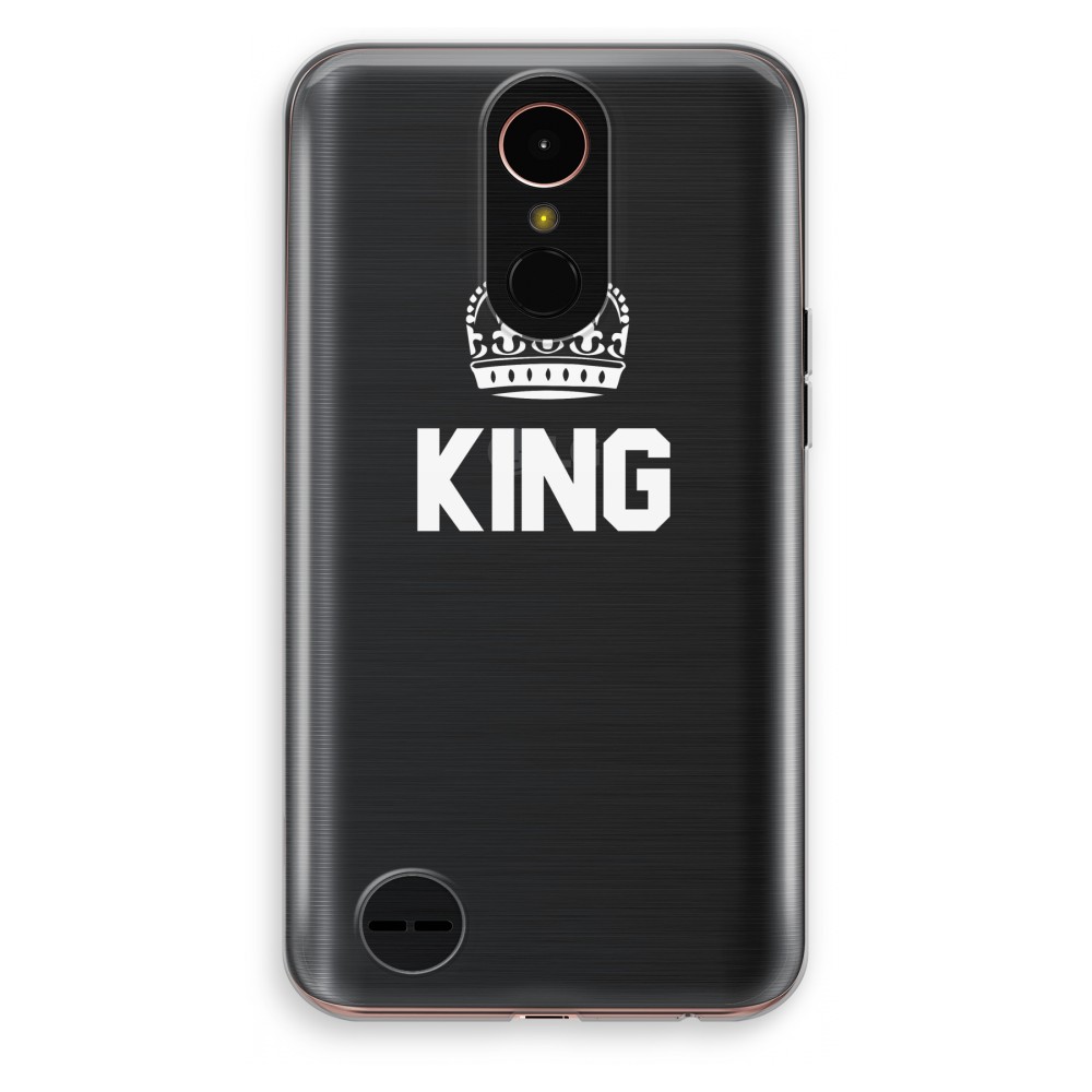 Lg K10 2017 Transparant Hoesje Soft King Zwart lg kopen in de aanbieding