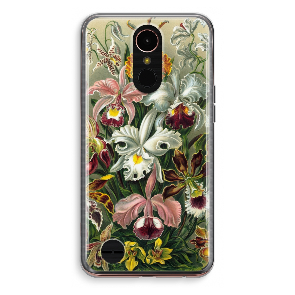 Lg K10 2018 Transparant Hoesje Soft Haeckel Orchidae lg kopen in de aanbieding