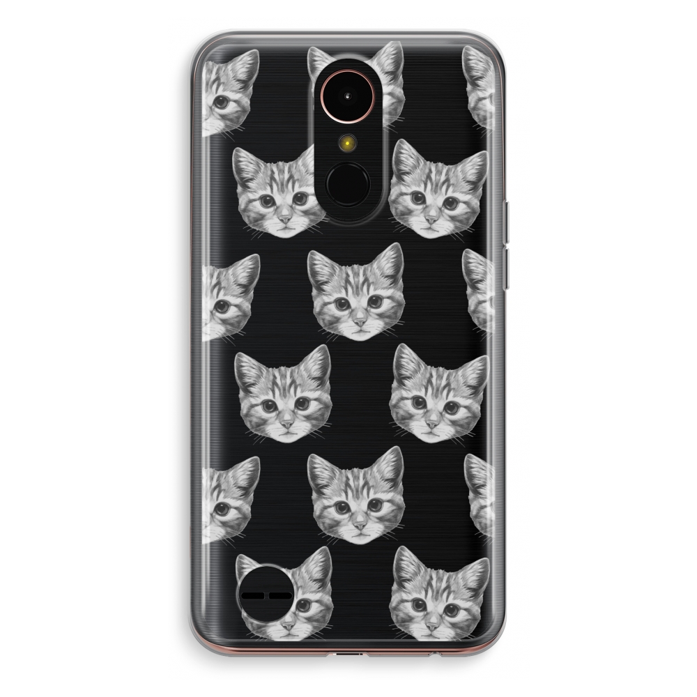 Lg K10 2018 Transparant Hoesje Soft Kitten lg kopen in de aanbieding