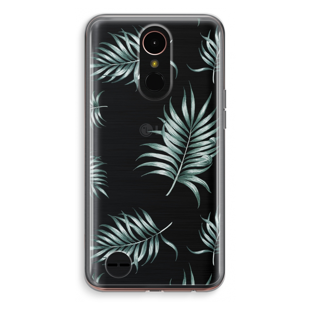 Lg K10 2018 Transparant Hoesje Soft Simple Leaves lg kopen in de aanbieding
