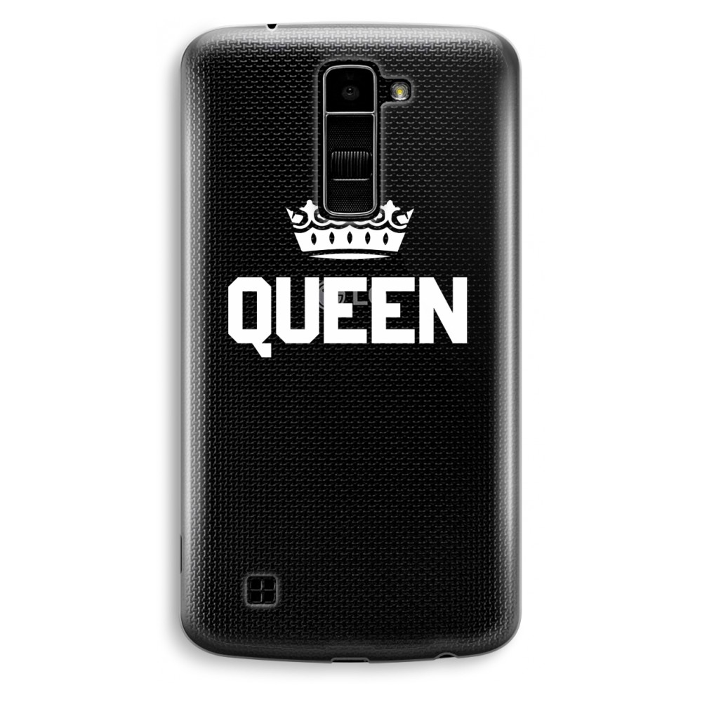Lg K10 2016 Transparant Hoesje Soft Queen Zwart lg kopen in de aanbieding