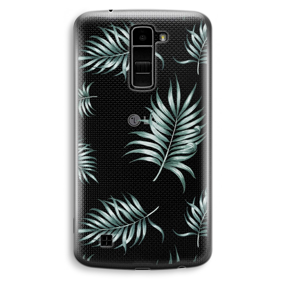 Lg K10 2016 Transparant Hoesje Soft Simple Leaves lg kopen in de aanbieding