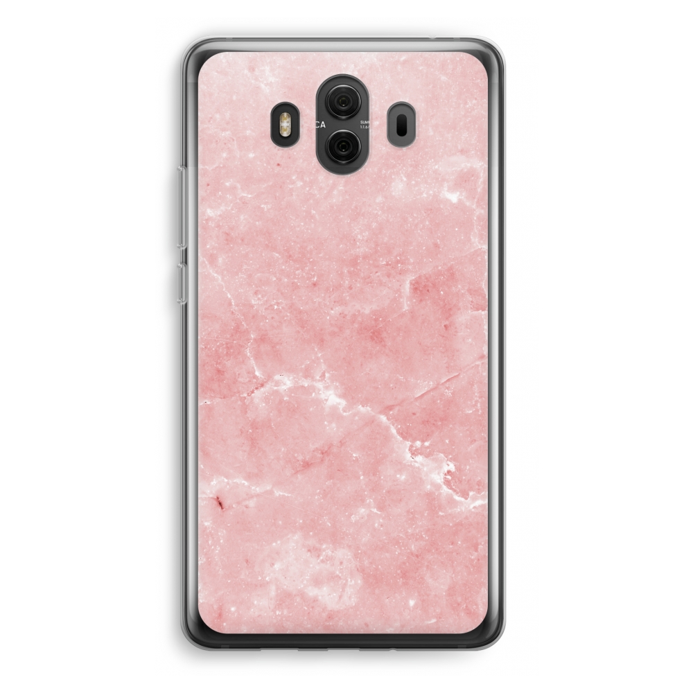 Huawei Mate 10 Transparant Hoesje Soft Roze Marmer huawei kopen in de aanbieding