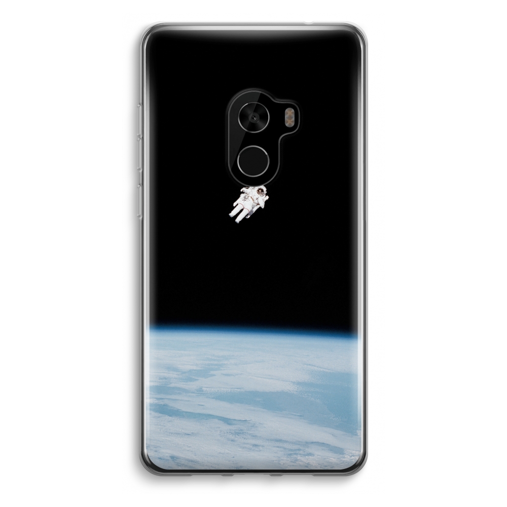 Xiaomi Mi Mix 2 Transparant Hoesje Soft Alone In Space xiaomi kopen in de aanbieding