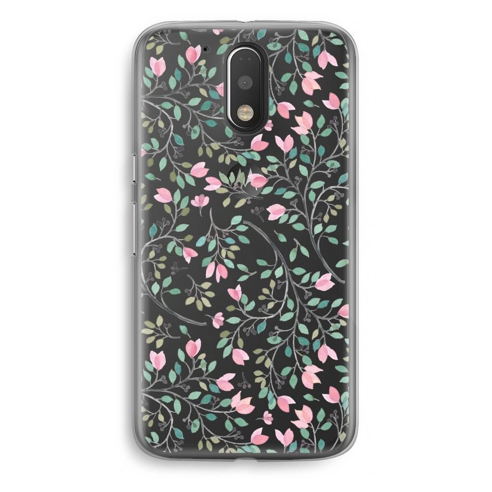 Motorola Moto G4G4 Plus Transparant Hoesje Soft Sierlijke Bloemen motorola kopen in de aanbieding Motorola Moto G4G4 Plus Transparant Hoesje Soft Sierlijke Bloemen motorola kopen in de aanbieding