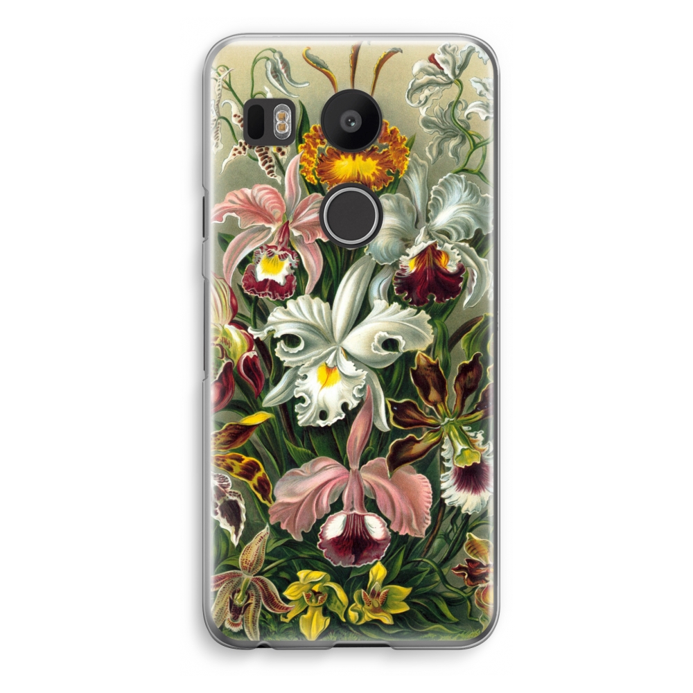 Lg Nexus 5X Transparant Hoesje Soft Haeckel Orchidae lg kopen in de aanbieding