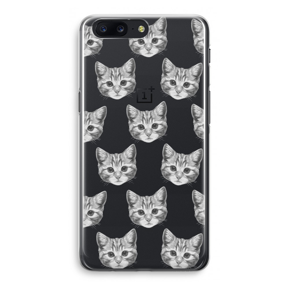 Oneplus 5 Transparant Hoesje Soft Kitten oneplus kopen in de aanbieding