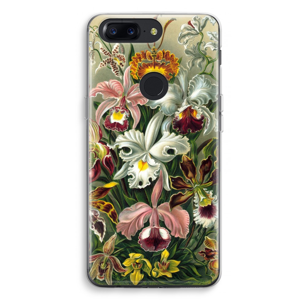 Oneplus 5T Transparant Hoesje Soft Haeckel Orchidae oneplus kopen in de aanbieding
