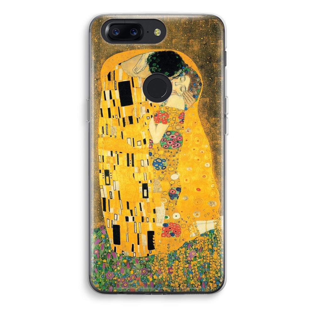 Oneplus 5T Transparant Hoesje Soft Der Kuss oneplus kopen in de aanbieding