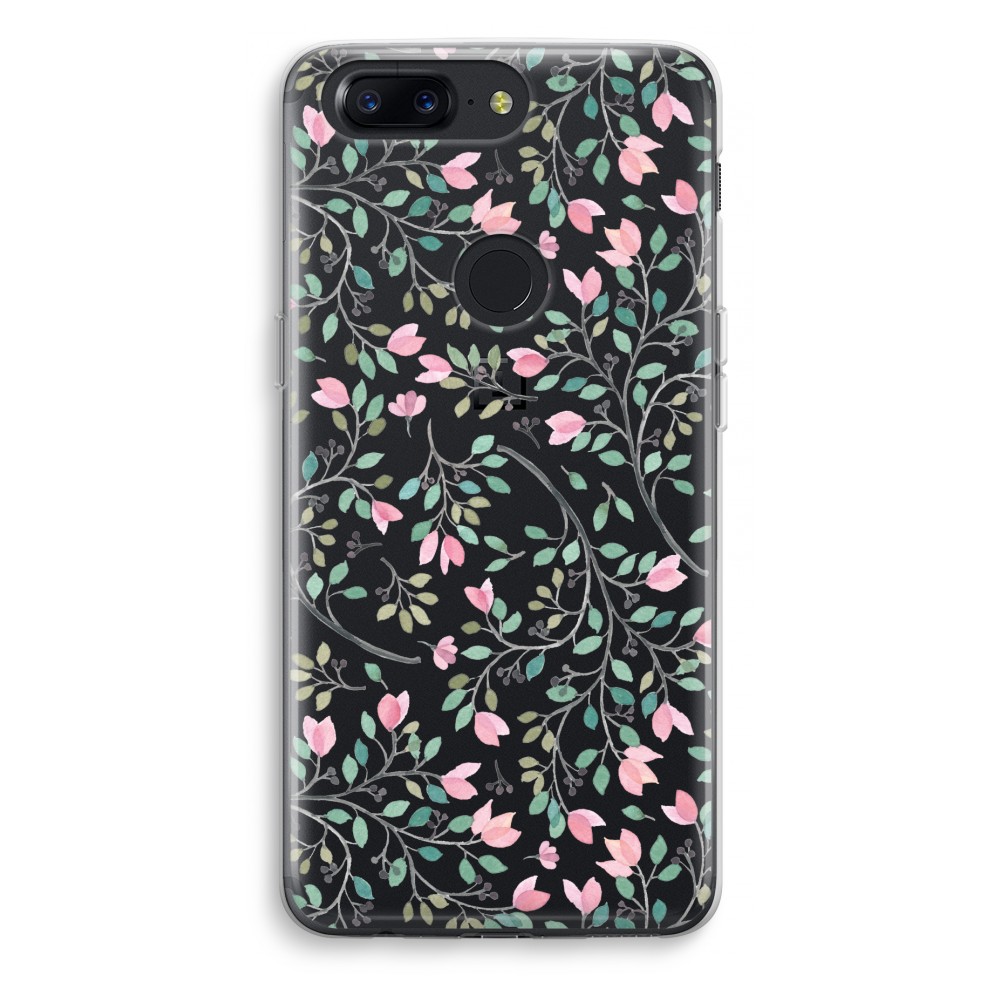 Oneplus 5T Transparant Hoesje Soft Sierlijke Bloemen oneplus kopen in de aanbieding Oneplus 5T Transparant Hoesje Soft Sierlijke Bloemen oneplus kopen in de aanbieding