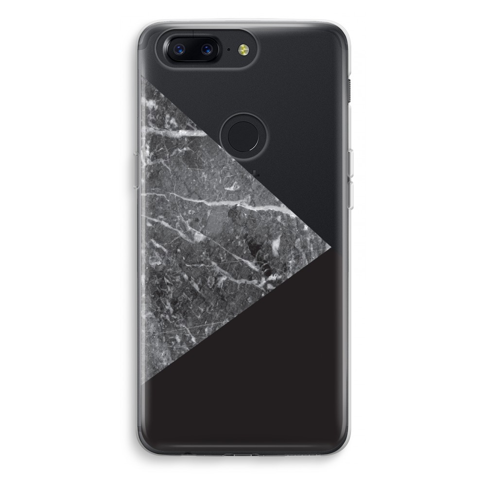 Oneplus 5T Transparant Hoesje Soft Combinatie Marmer oneplus kopen in de aanbieding