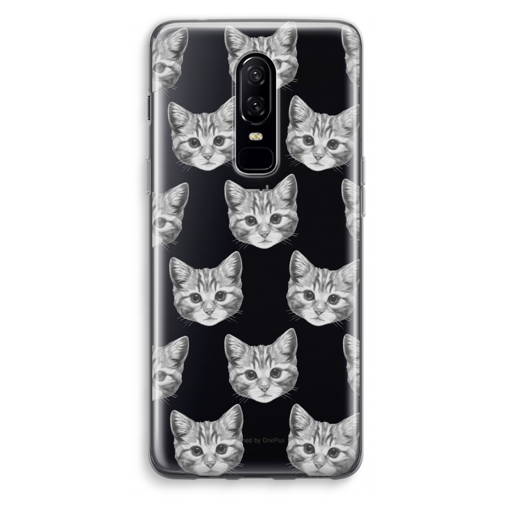 Oneplus 6 Transparant Hoesje Soft Kitten oneplus kopen in de aanbieding