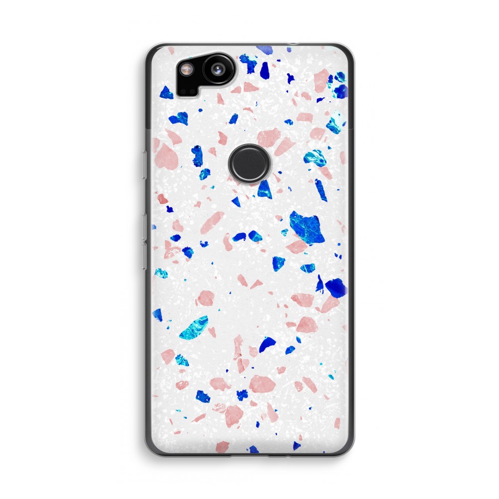 Google Pixel 2 Transparant Hoesje Soft Terrazzo N Graden 6 google kopen in de aanbieding