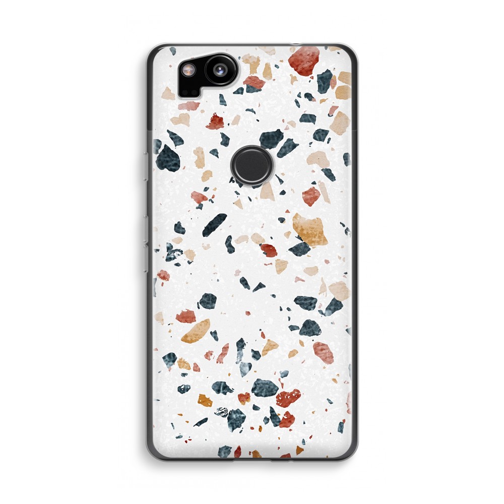 Google Pixel 2 Transparant Hoesje Soft Terrazzo N Graden 4 google kopen in de aanbieding
