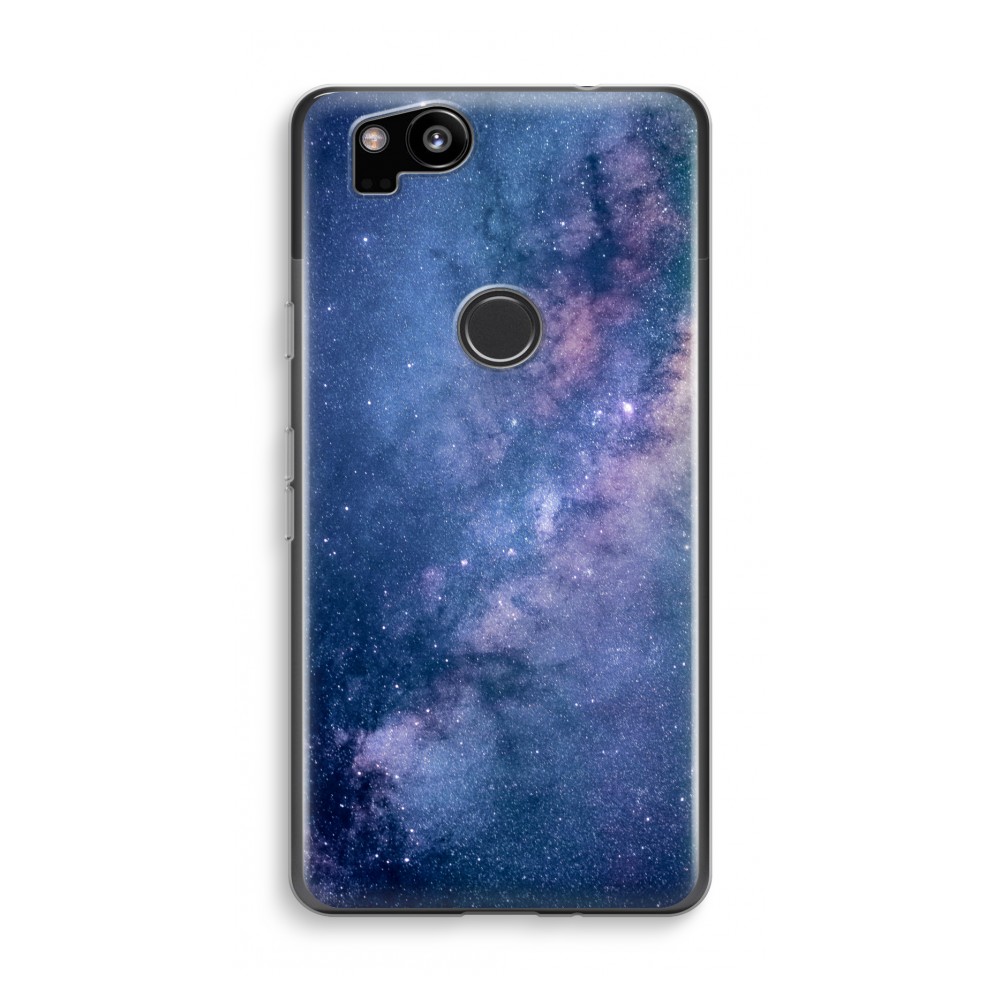 Google Pixel 2 Transparant Hoesje Soft Nebula google kopen in de aanbieding