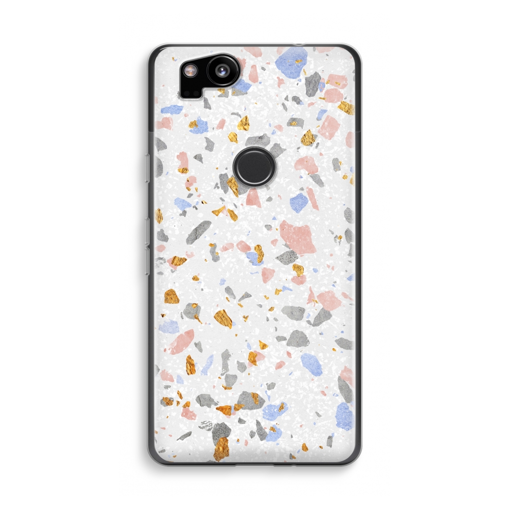 Google Pixel 2 Transparant Hoesje Soft Terrazzo N Graden 8 google kopen in de aanbieding