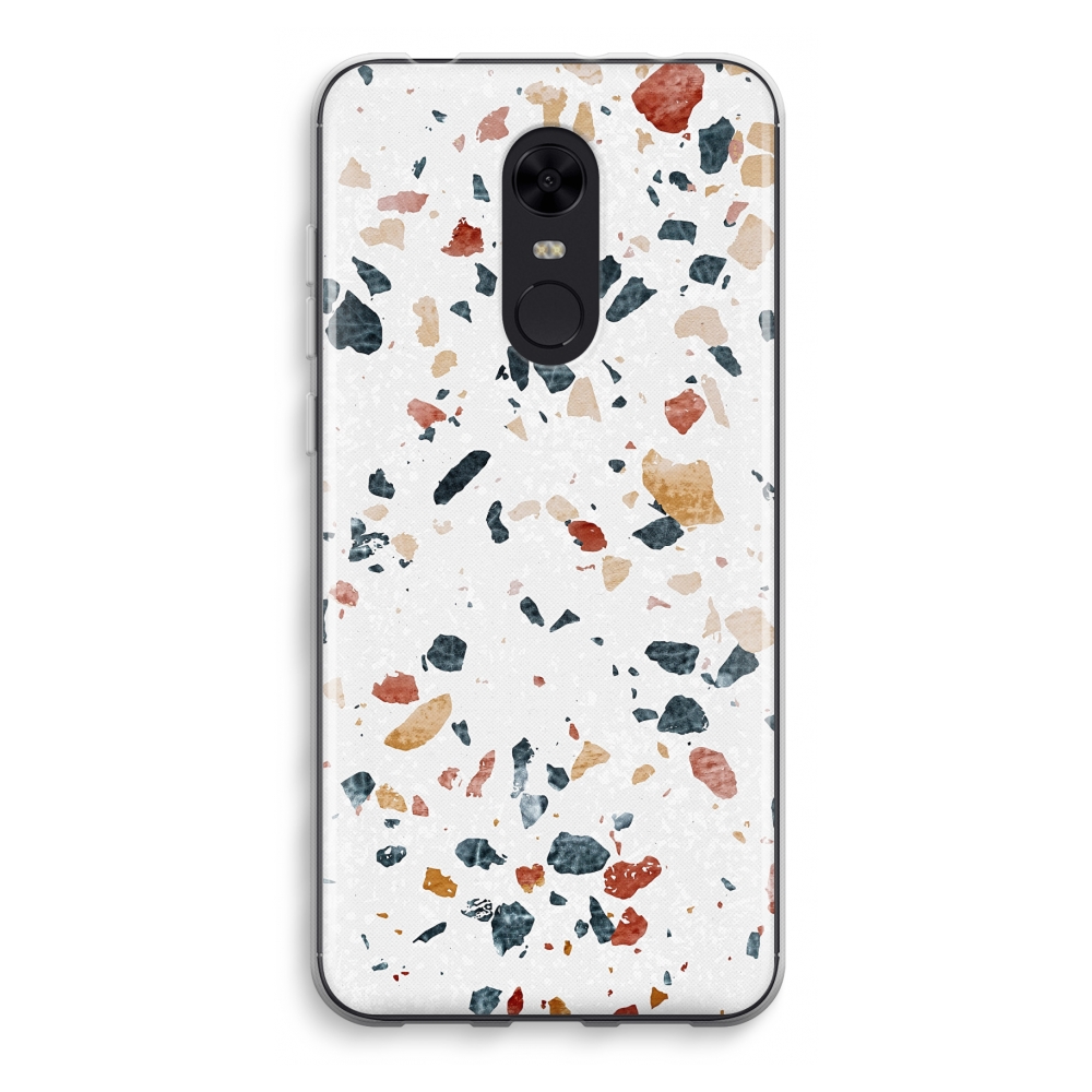 Xiaomi Redmi 5 Transparant Hoesje Soft Terrazzo N Graden 4 xiaomi kopen in de aanbieding