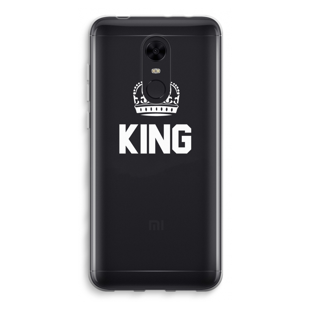 Xiaomi Redmi 5 Transparant Hoesje Soft King Zwart xiaomi kopen in de aanbieding
