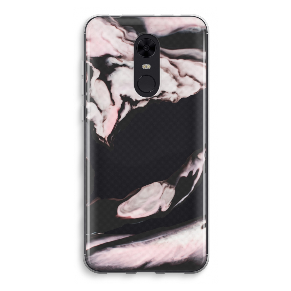 Xiaomi Redmi 5 Transparant Hoesje Soft Roze Stroom xiaomi kopen in de aanbieding