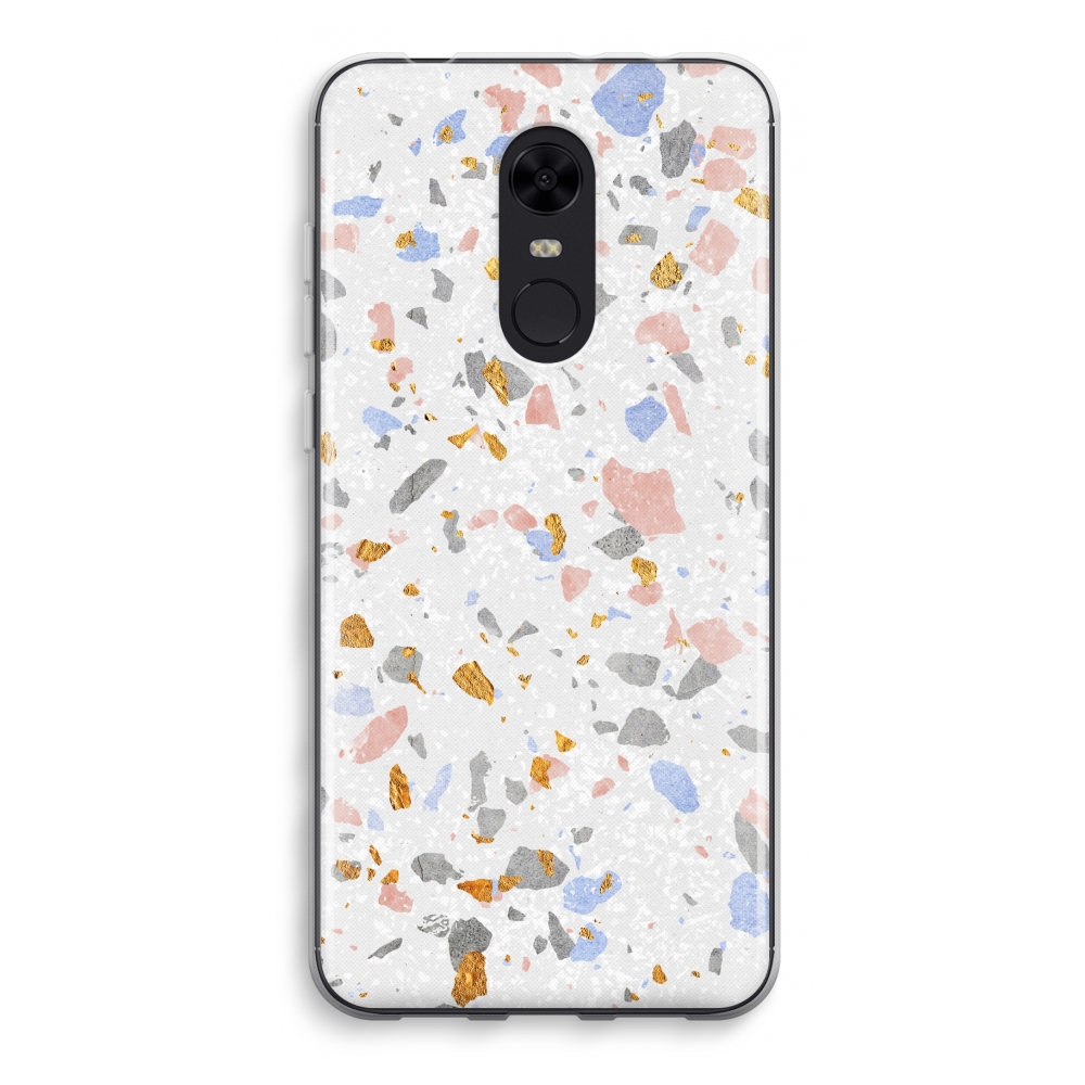 Xiaomi Redmi 5 Transparant Hoesje Soft Terrazzo N Graden 8 xiaomi kopen in de aanbieding