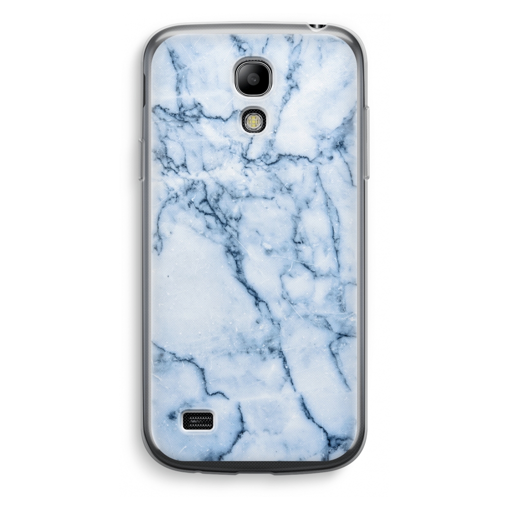 Samsung Galaxy S4 Mini Transparant Hoesje Soft Blauw Marmer samsung kopen in de aanbieding Samsung Galaxy S4 Mini Transparant Hoesje Soft Blauw Marmer samsung kopen in de aanbieding