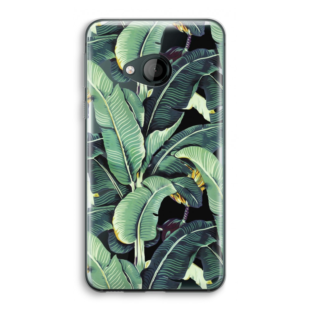 Htc Je Play Transparant Hoesje Soft Bananenbladeren htc kopen in de aanbieding