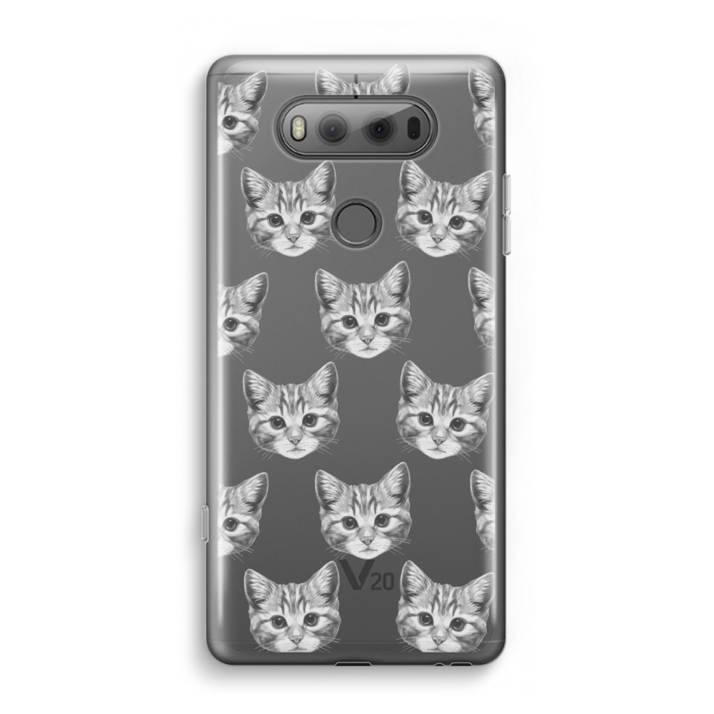 Lg V20 Transparant Hoesje Soft Kitten lg kopen in de aanbieding