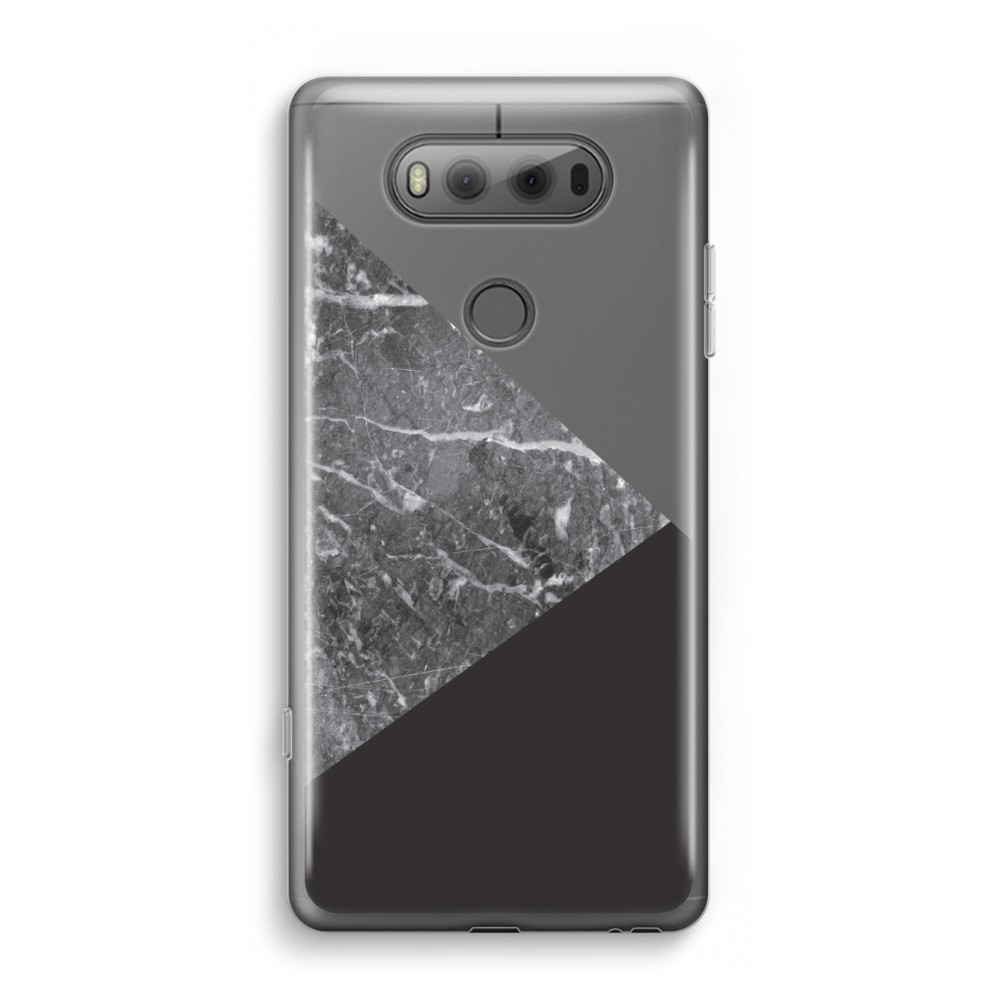 Lg V20 Transparant Hoesje Soft Combinatie Marmer lg kopen in de aanbieding