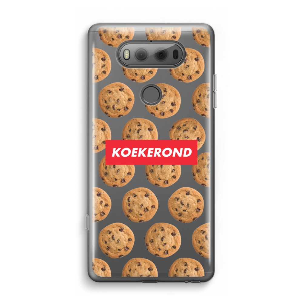 Lg V20 Transparant Hoesje Soft Koekerond lg kopen in de aanbieding