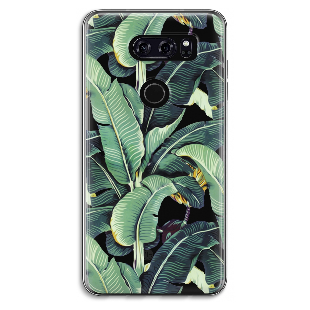 Lg V30 Transparant Hoesje Soft Bananenbladeren lg kopen in de aanbieding