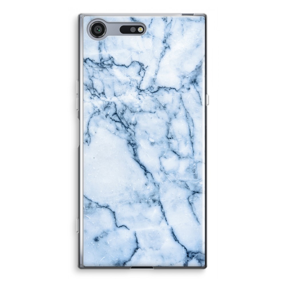 Sony Xperia Xz Premium Transparant Hoesje Soft Blauw Marmer sony kopen in de aanbieding Sony Xperia Xz Premium Transparant Hoesje Soft Blauw Marmer sony kopen in de aanbieding