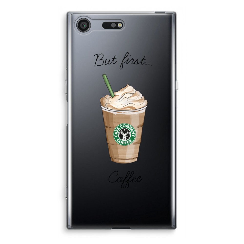 Sony Xperia Xz Premium Transparant Hoesje Soft But First Coffee sony kopen in de aanbieding Sony Xperia Xz Premium Transparant Hoesje Soft But First Coffee sony kopen in de aanbieding