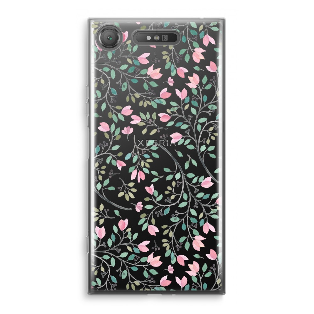 Sony Xperia Xz1 Transparant Hoesje Soft Sierlijke Bloemen sony kopen in de aanbieding Sony Xperia Xz1 Transparant Hoesje Soft Sierlijke Bloemen sony kopen in de aanbieding