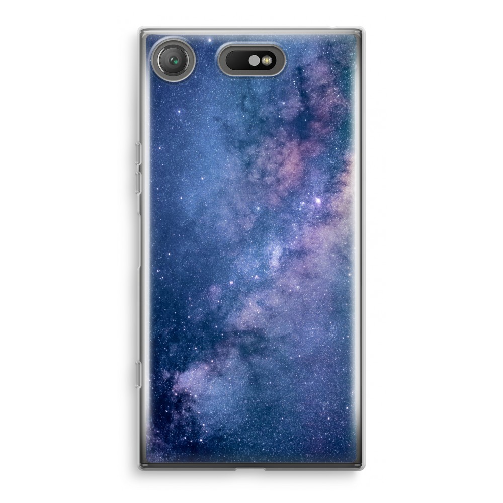 Sony Xperia Xz1 Compact Transparant Hoesje Soft Nebula sony kopen in de aanbieding
