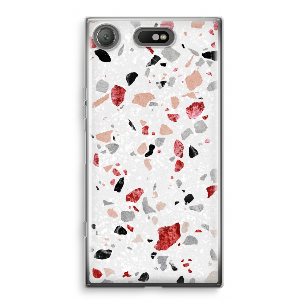 Sony Xperia Xz1 Compact Transparant Hoesje Soft Terrazzo N Graden 12 sony kopen in de aanbieding