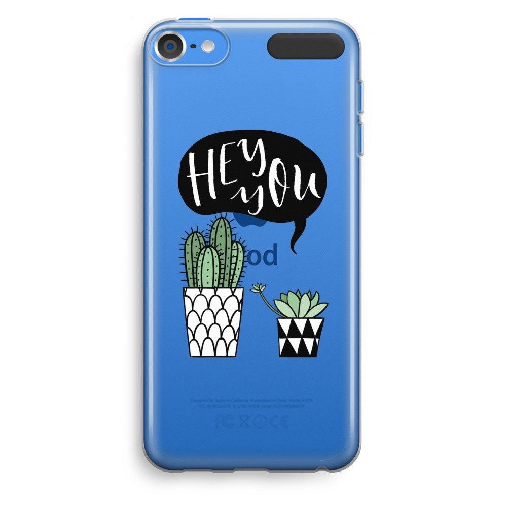 Apple Ipod Touch 5 Transparant Hoesje Soft Hey You Cactus apple kopen in de aanbieding