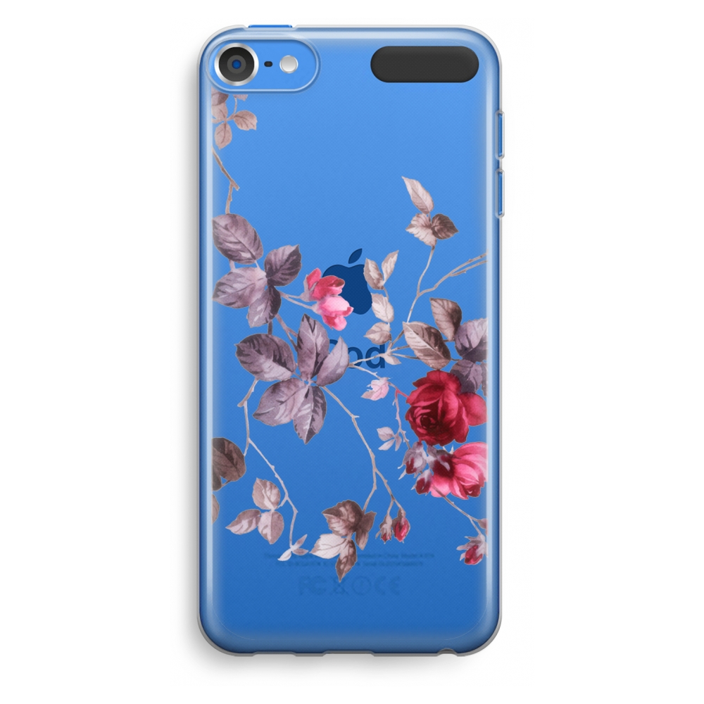 Apple Ipod Touch 5 Transparant Hoesje Soft Mooie Bloemen apple kopen in de aanbieding