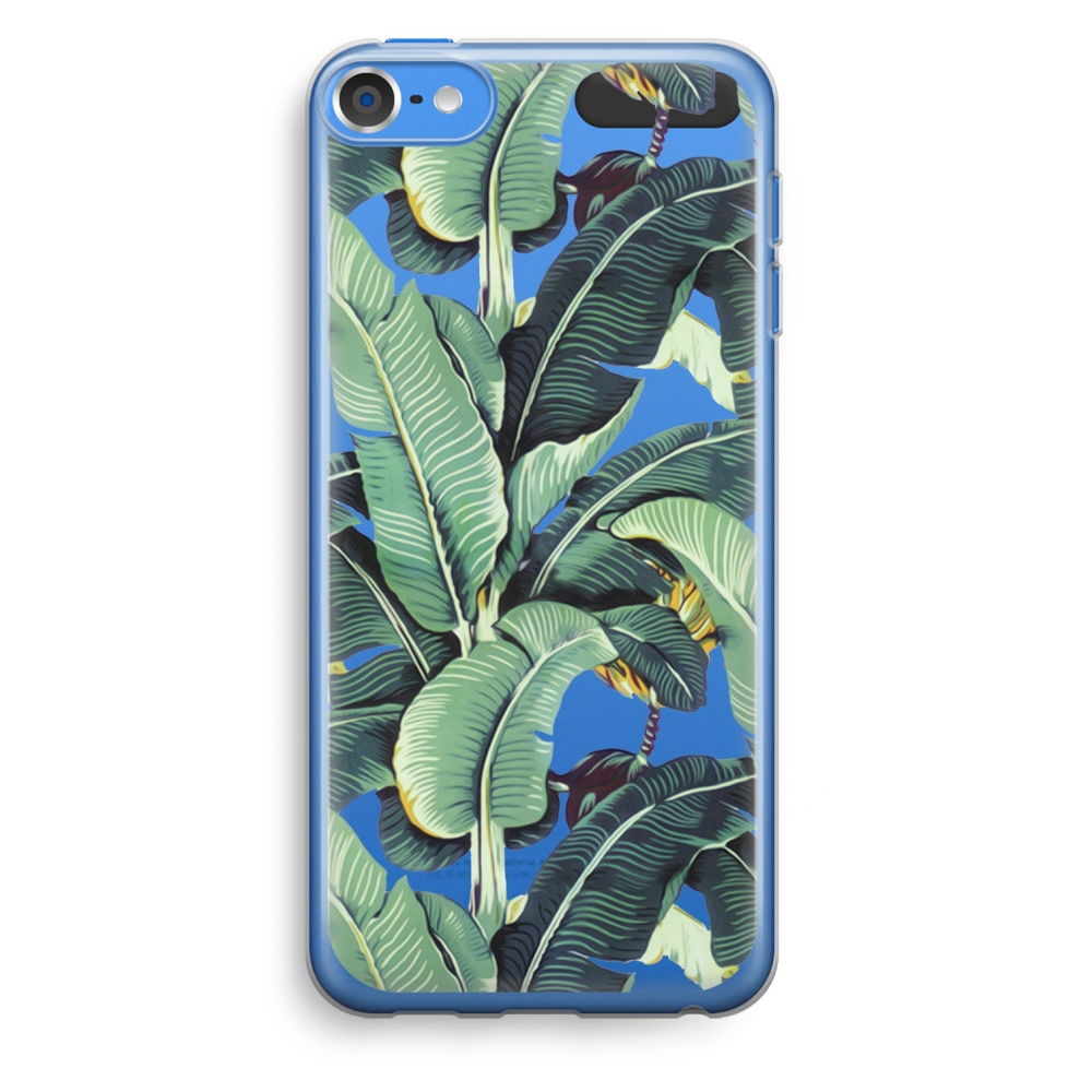 Apple Ipod Touch 6 Transparant Hoesje Soft Bananenbladeren apple kopen in de aanbieding