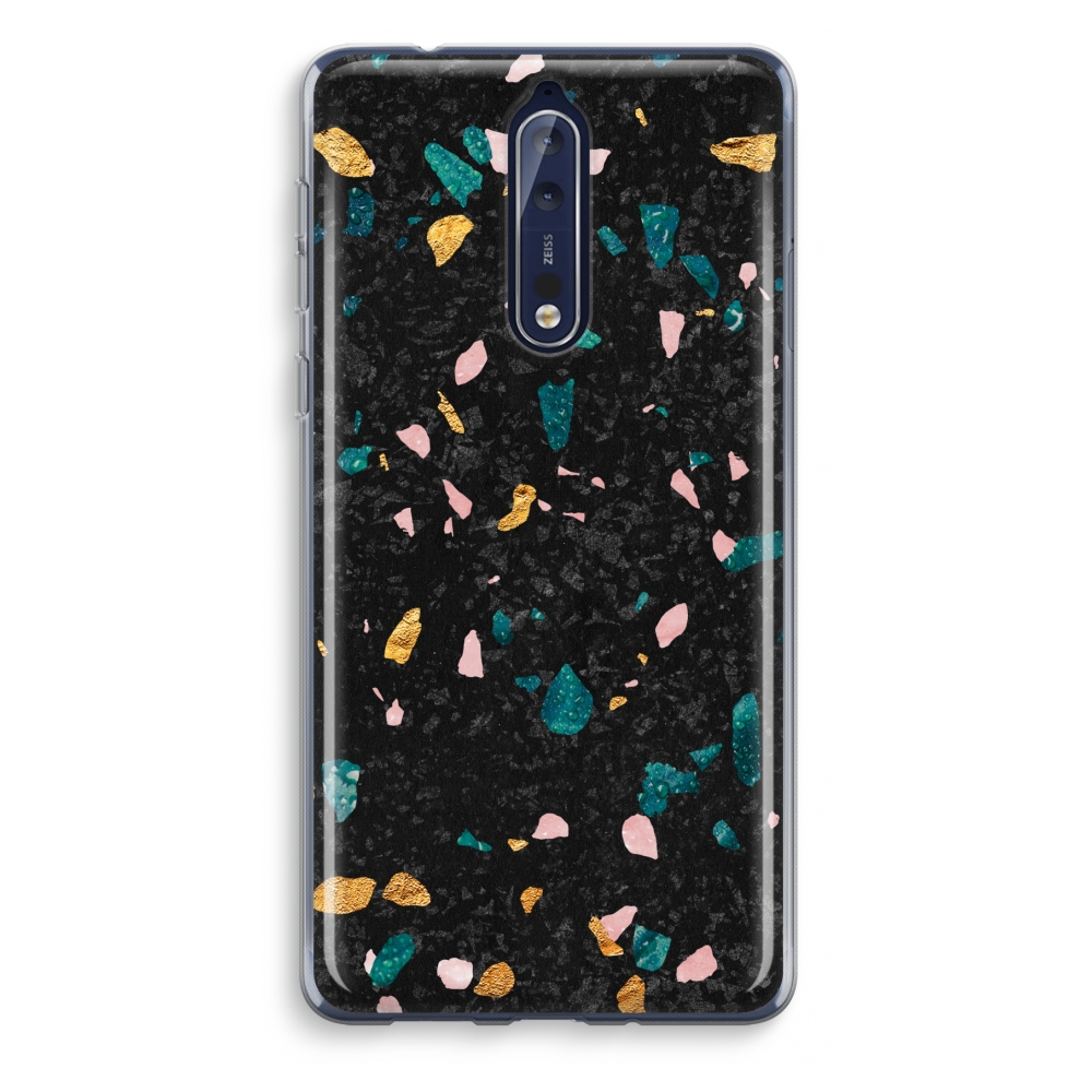 Nokia 8 Transparant Hoesje Soft Terrazzo N Graden 10 nokia kopen in de aanbieding