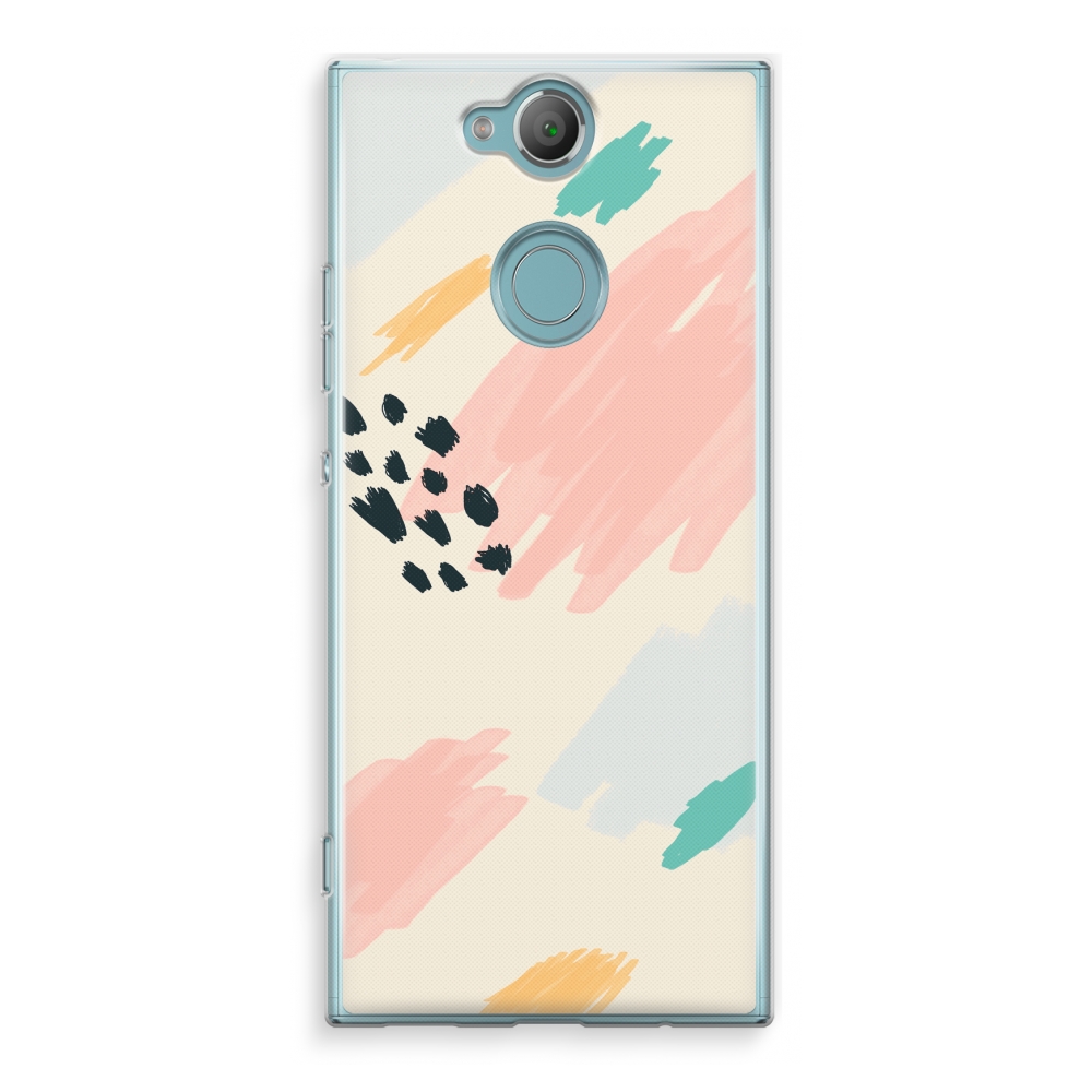 Sony Xperia Xa2 Transparant Hoesje Soft Sunday Chillings sony kopen in de aanbieding