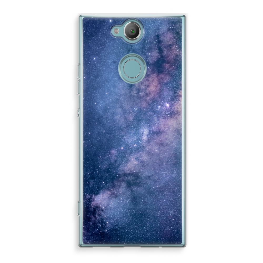 Sony Xperia Xa2 Transparant Hoesje Soft Nebula sony kopen in de aanbieding