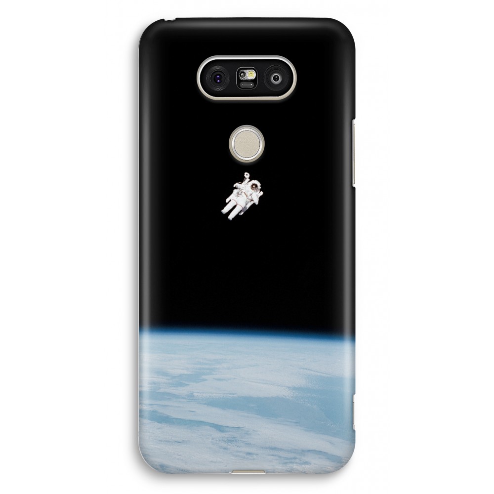 Lg G5 Volledig Geprint Hoesje Hard Alone In Space lg kopen in de aanbieding