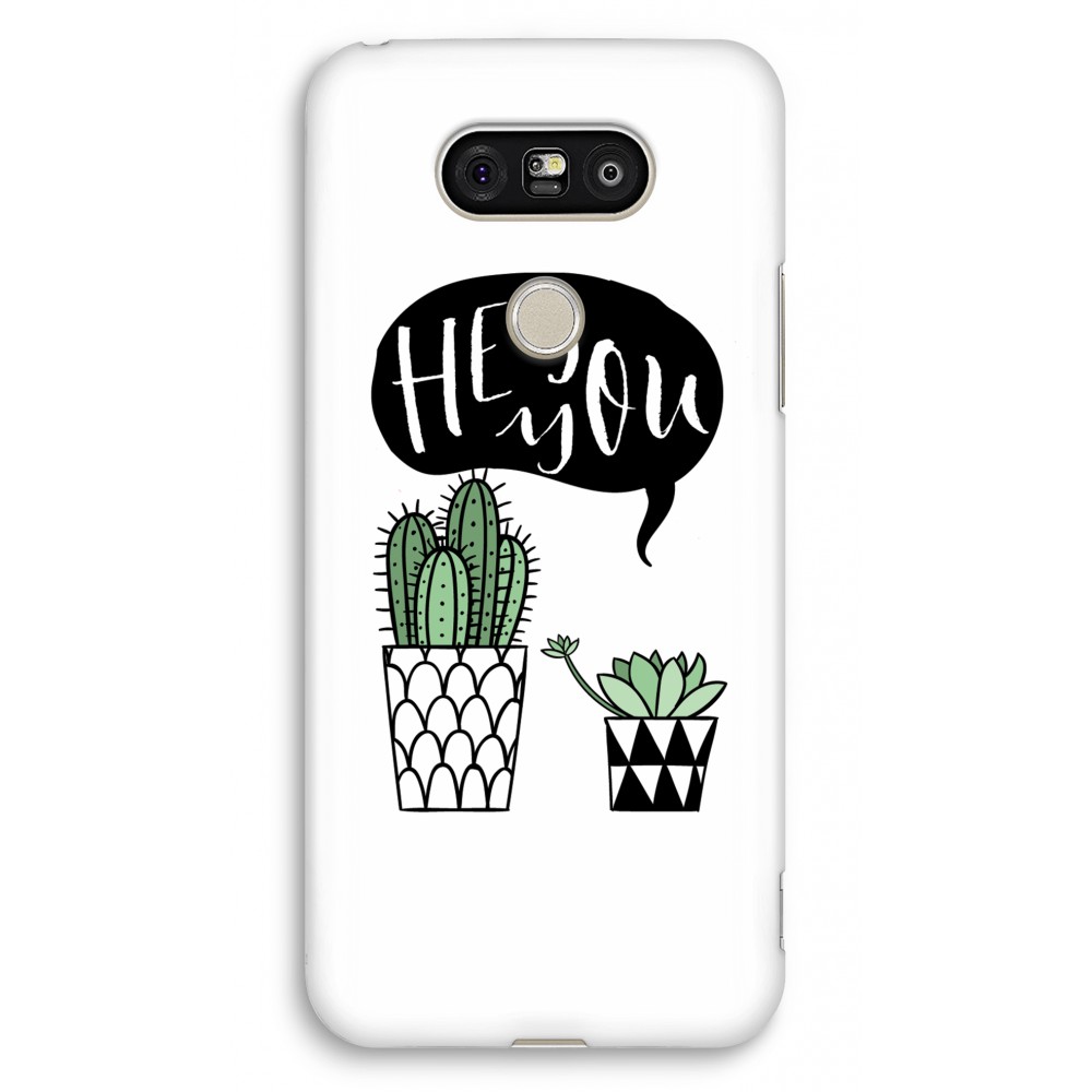 Lg G5 Volledig Geprint Hoesje Hard Hey You Cactus lg kopen in de aanbieding Lg G5 Volledig Geprint Hoesje Hard Hey You Cactus lg kopen in de aanbieding