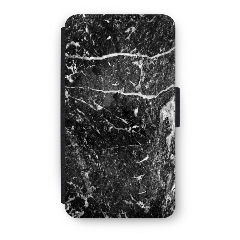 Samsung Galaxy A3 2017 Flip Hoesje Zwart Marmer samsung kopen in de aanbieding