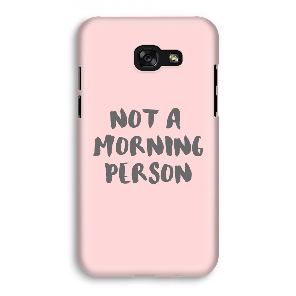 Samsung Galaxy A3 2017 Volledig Geprint Hoesje Hard Morning Person samsung kopen in de aanbieding