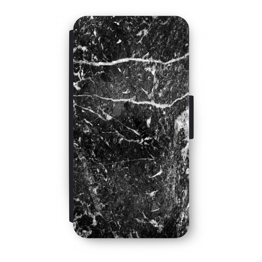 Samsung Galaxy A5 2017 Flip Hoesje Zwart Marmer samsung kopen in de aanbieding