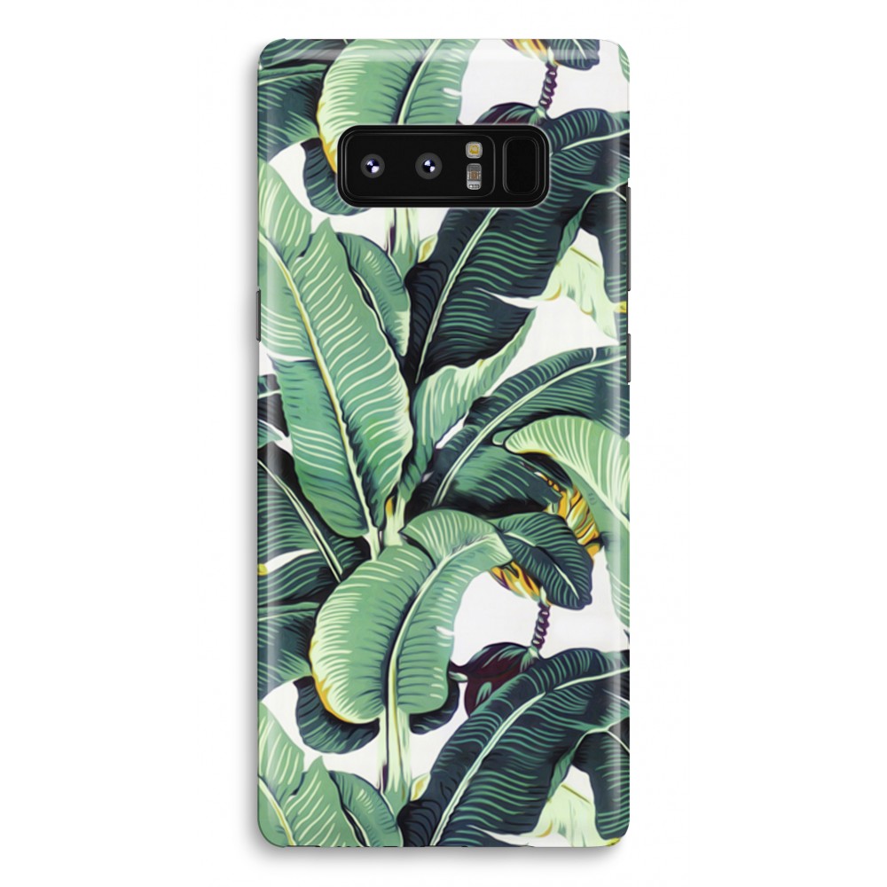 Samsung Galaxy Note 8 Volledig Geprint Hoesje Hard Bananenbladeren samsung kopen in de aanbieding