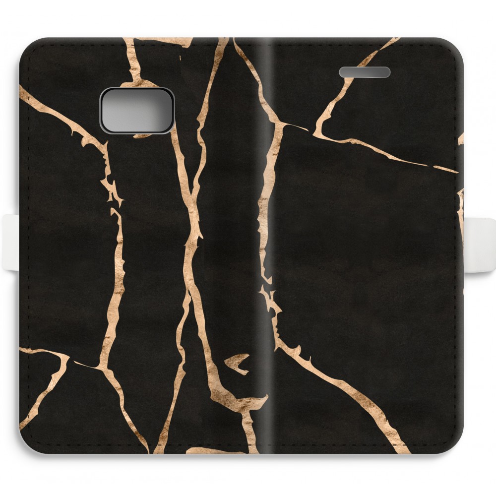 Samsung Galaxy S7 Volledig Geprint Flip Hoesje Gouden Marmer samsung kopen in de aanbieding Samsung Galaxy S7 Volledig Geprint Flip Hoesje Gouden Marmer samsung kopen in de aanbieding