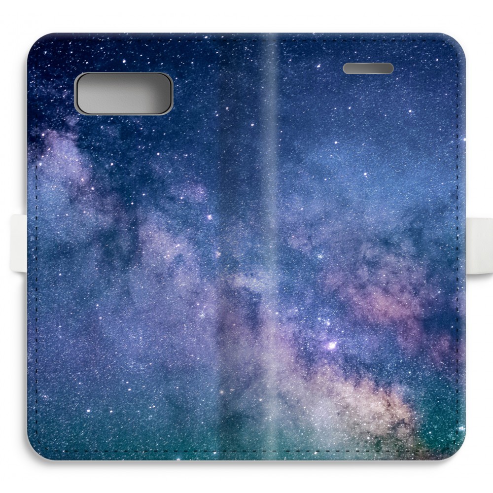 Samsung Galaxy S8 Volledig Geprint Flip Hoesje Nebula samsung kopen in de aanbieding