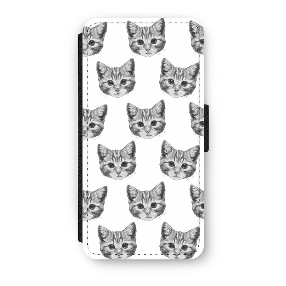 Samsung S8 Flip Hoesje Kitten samsung kopen in de aanbieding